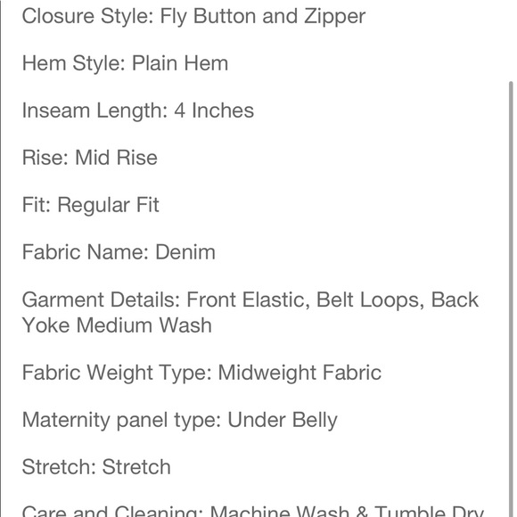 Isabel Maternity by Ingrid & Isabel Shorts New Maternity Jean